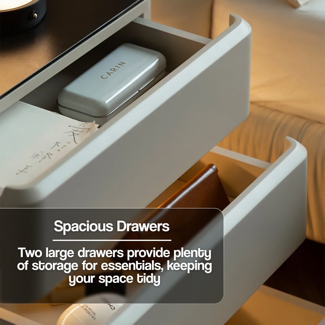 Mesa Lateral Smart Bedside Table - DSARD