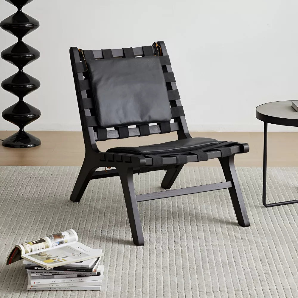 Household Retro Solid Wood Saddle Chair - DSARD