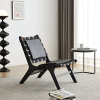 Household Retro Solid Wood Saddle Chair - DSARD