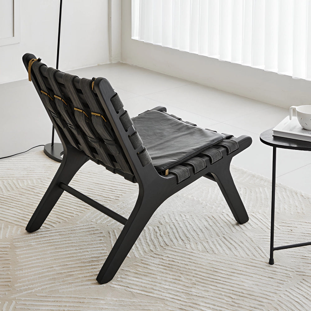 Household Retro Solid Wood Saddle Chair - DSARD