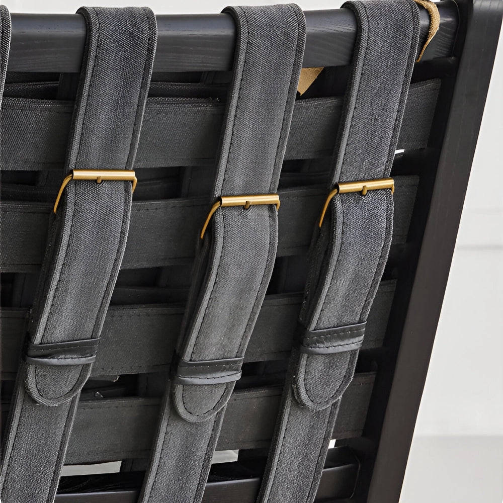 Household Retro Solid Wood Saddle Chair - DSARD