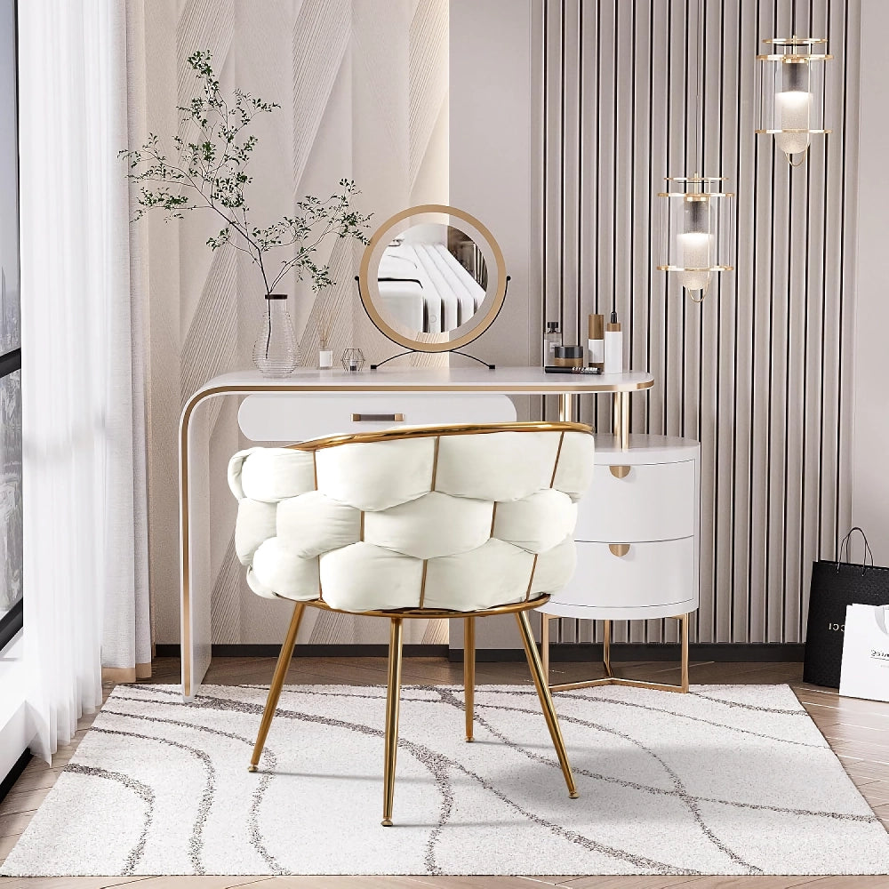 Modern Velvet Vanity Chair - DSARD