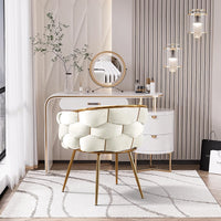 Modern Velvet Vanity Chair - DSARD