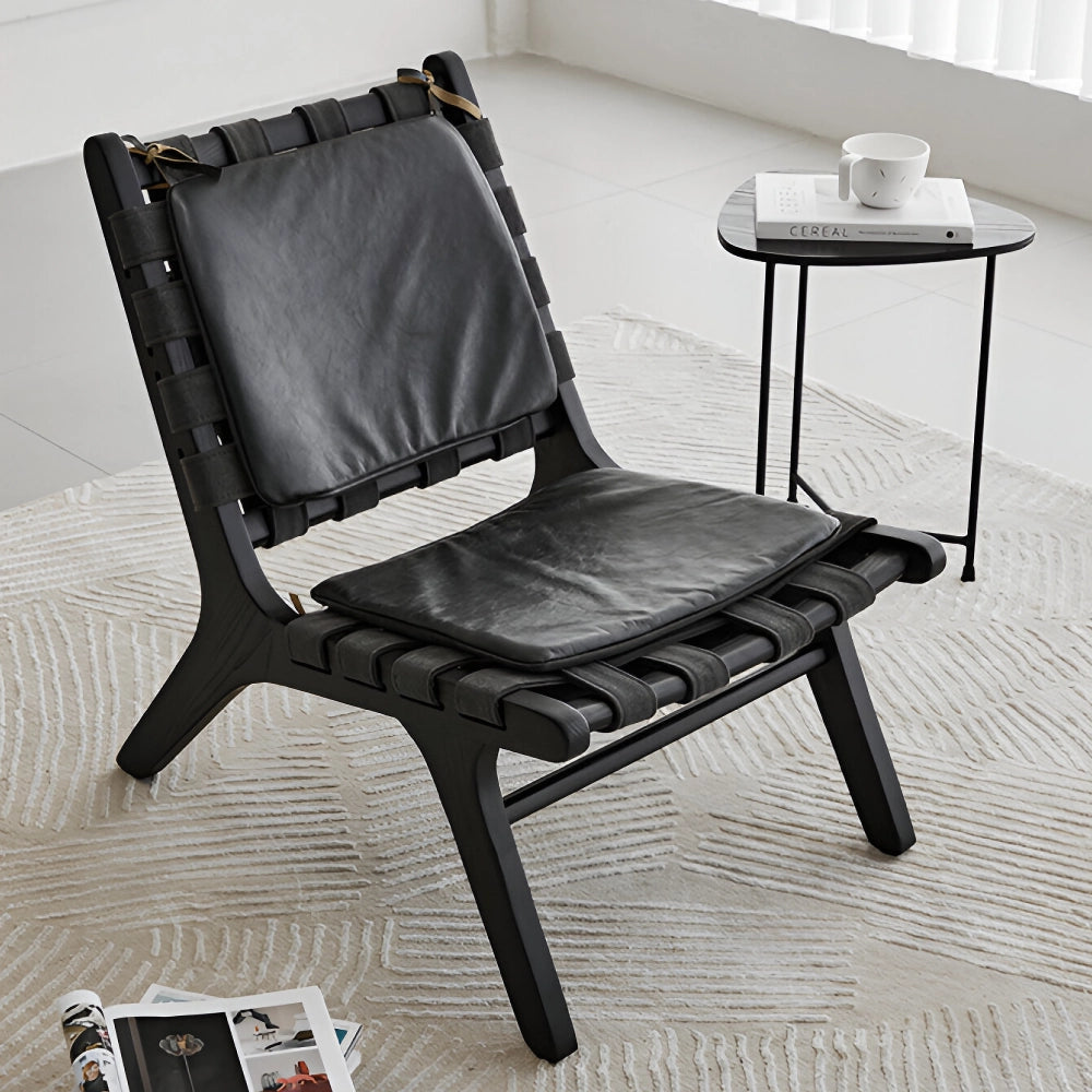 Household Retro Solid Wood Saddle Chair - DSARD