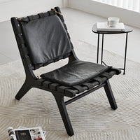 Household Retro Solid Wood Saddle Chair - DSARD