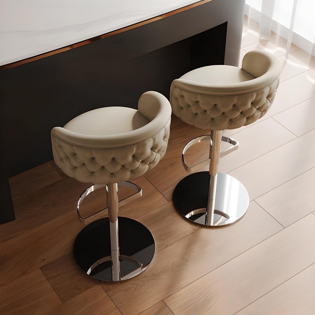 Modern Minimalist Swivel Bar Stool – Adjustable & Nordic Style Counter Chair - DSARD