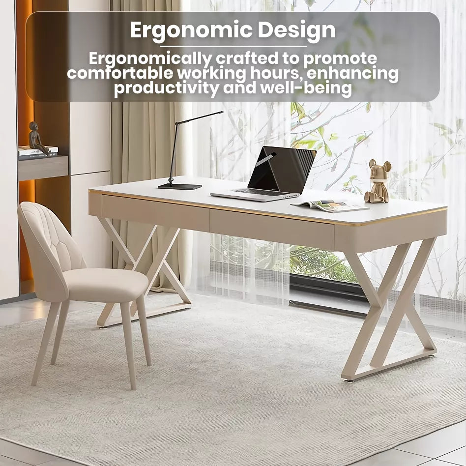 Modern Sleek Office Workbench Elegant Wooden Computer Desk for Home and Office - DSARD