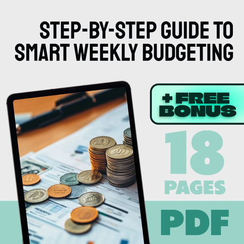 52 Weeks to Financial Freedom: Your Step-by-Step Guide to Smart Weekly Budgeting | 52 Week Budget eBook, Digital Download, Weekly Budget Planner PDF