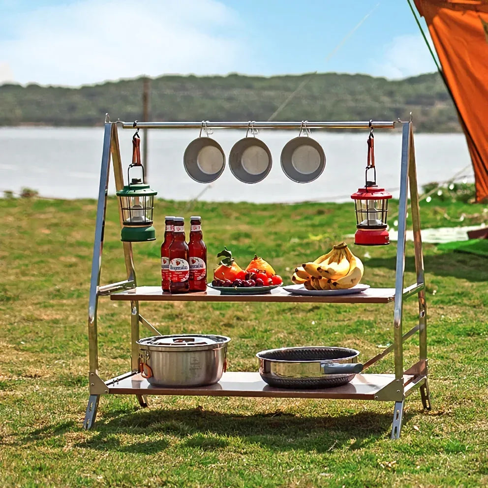 DSARD Portable Multi-Layer Outdoor Storage Rack - DSARD