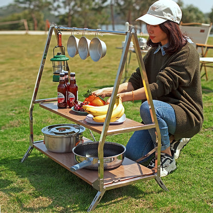 DSARD Portable Multi-Layer Outdoor Storage Rack