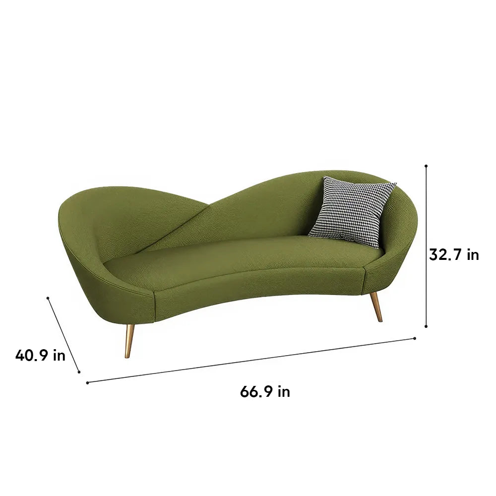 Versatile Nordic Love Seat: 3-Seater Lazy Sofa - DSARD