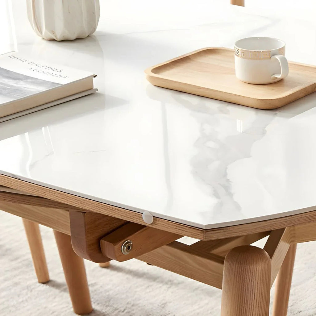 Expandable Nordic Dining Table for 6 – Modern Minimalist Home Furniture - DSARD - DSARD