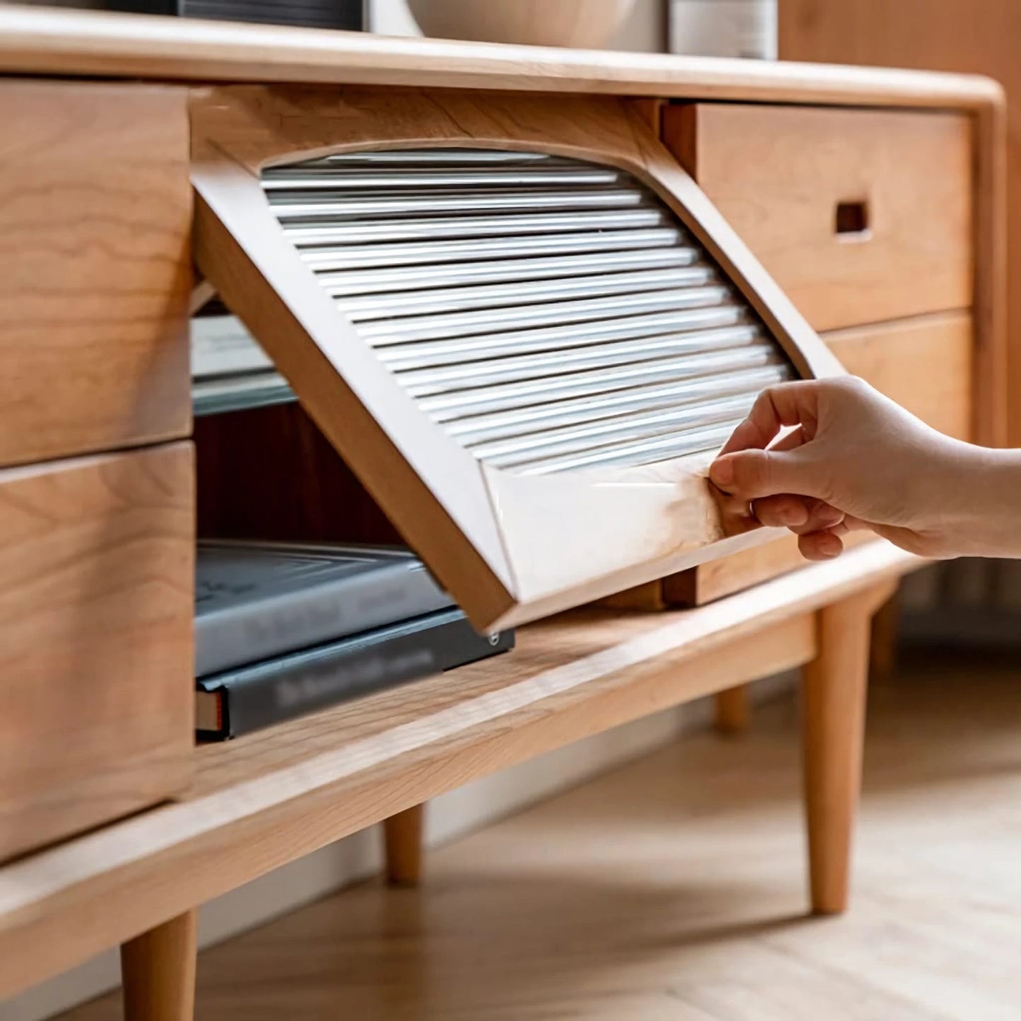 DSARD Modern Nordic Wooden TV Stand