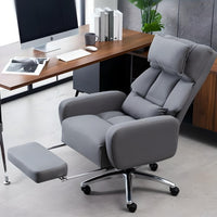Luxury Swivel Executive Chair with Footrest and Ergonomic Design - DSARD