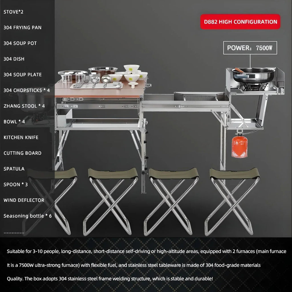 DSARD Portable Magic Kitchen - Mobile Kitchen - DSARD