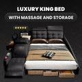 King Bed with Massage and Storage – Luxury Smart Bedroom