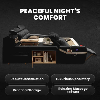 Luxury King Bed with Massage and Storage - DSARD