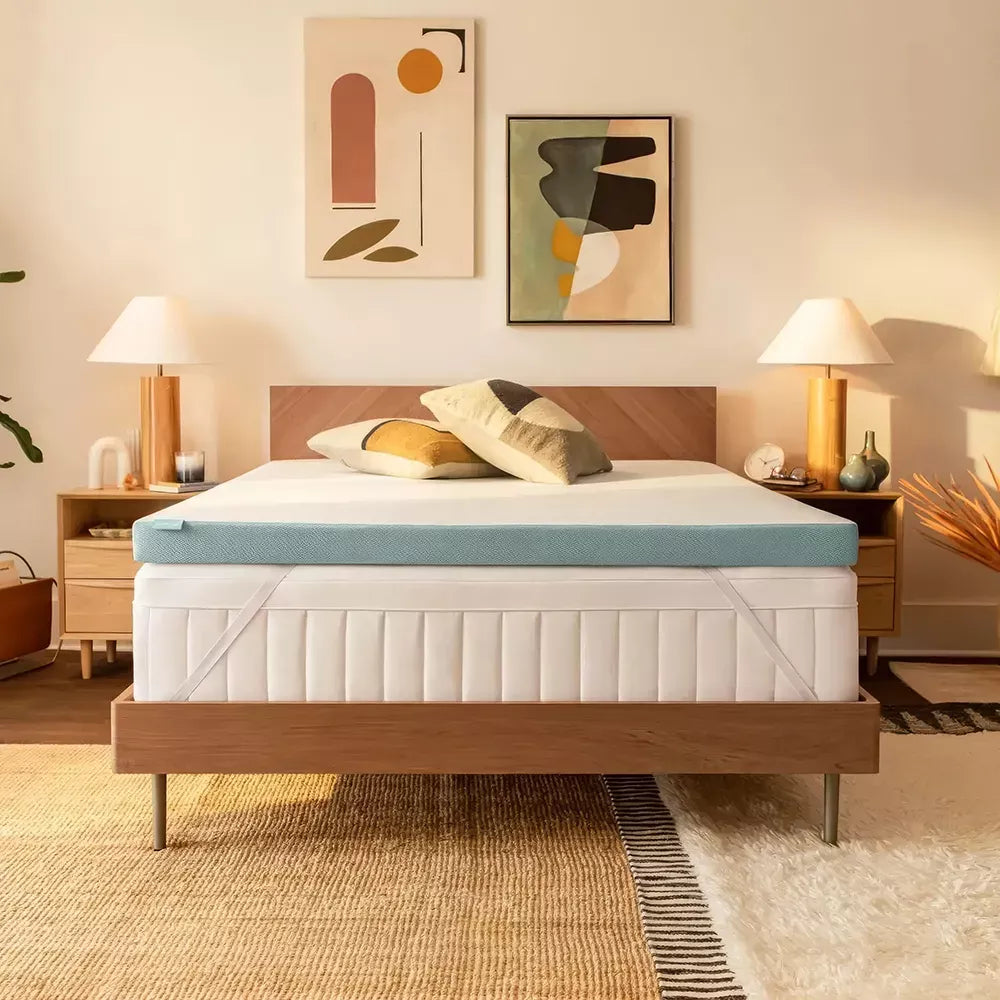 Luxury Cooling Memory Foam Queen Mattress Topper - DSARD
