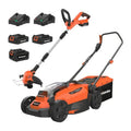 DSARD 20V Cordless 13″ Electric Lawn Mower with Brushless Motor & Dual Batteries - DSARD