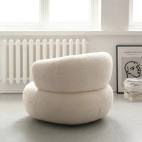 Luxury Velvet U-Shaped Single Sofa Chair for Modern Living Spaces - DSARD