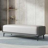 Modern Italian Velvet Ottoman - DSARD