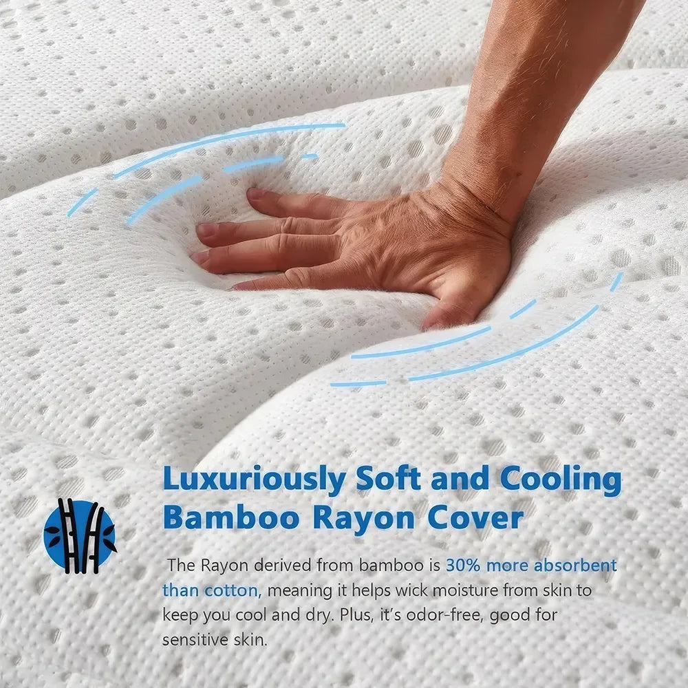 14-Inch Luxury Hybrid Gel Memory Foam and Innerspring Mattress - DSARD - DSARD