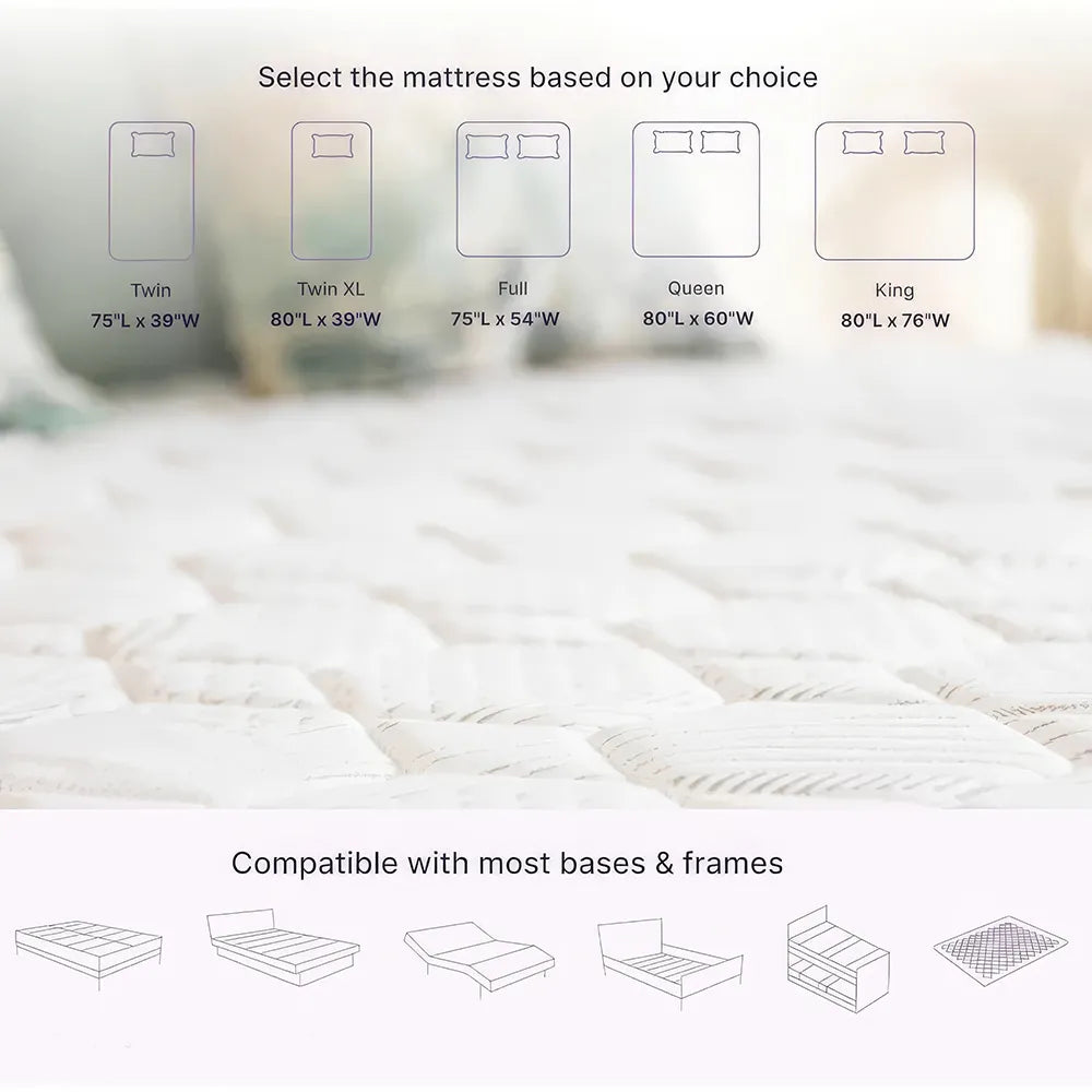 DSARD Victoria Mattress - Luxury Hybrid Mattress for Side Sleepers | Premium Luxury Mattress