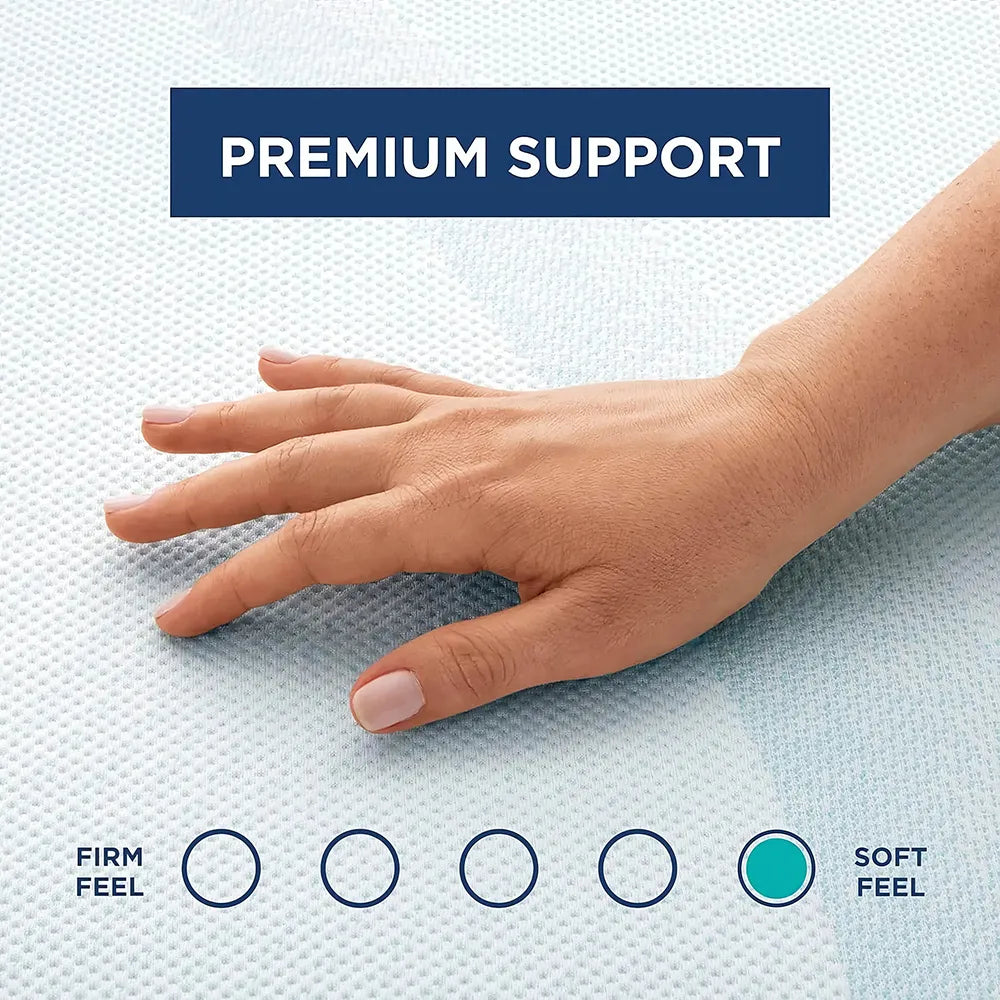 Luxury Cooling Memory Foam Queen Mattress Topper - DSARD