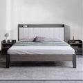 Minimalist Wooden King Size Bed – Elegant Modern Bedroom