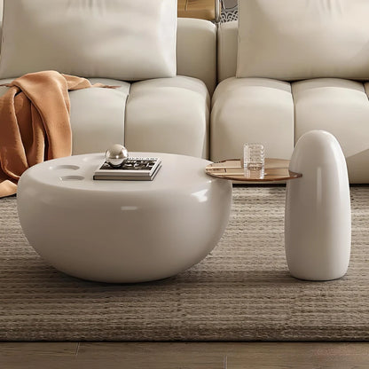 DSARD Modern Minimalist Round Coffee Table Contemporary Art-Style