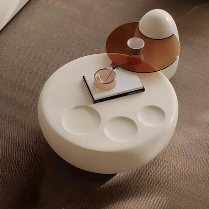 DSARD Modern Minimalist Round Coffee Table Contemporary Art-Style