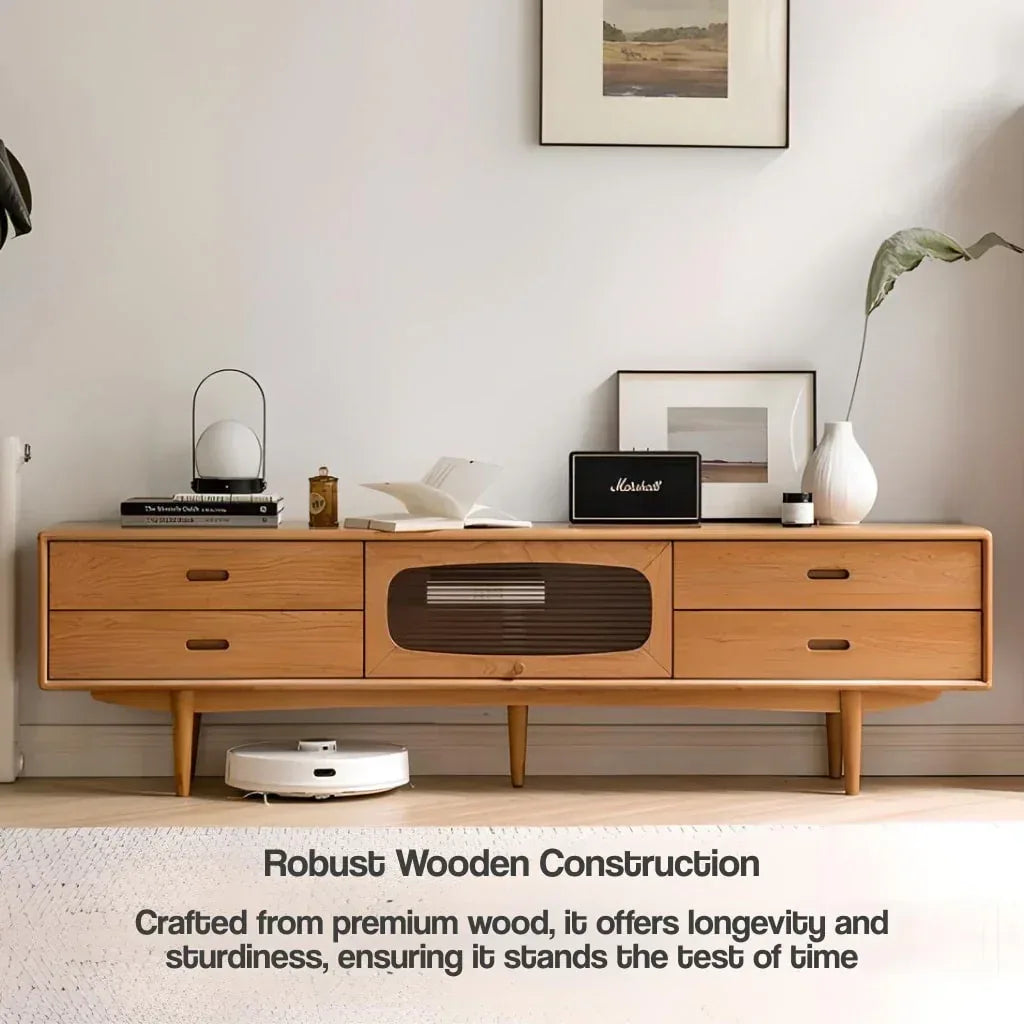 DSARD Modern Nordic Wooden TV Stand - DSARD