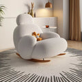 Modern Minimalist Leisure Chair – Nordic Style Lounge Recliner for Living Room, Bedroom, and Office - DSARD