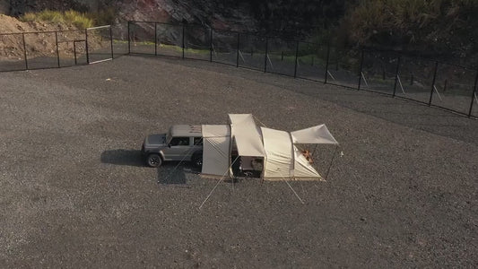 DSARD 3-4 Person Outdoor Tunnel Tent Waterproof Family Camping