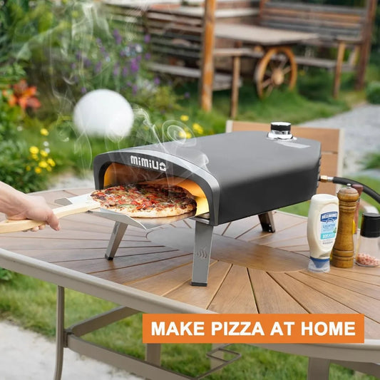 DSARD Portable Propane Gas Pizza Oven with Stone & Peel – Outdoor Cooking Perfection