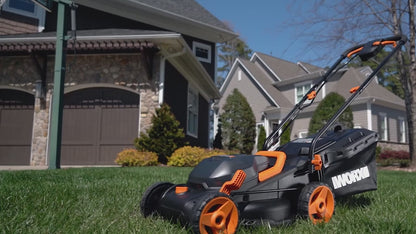 DSARD Efficient 40V Cordless 14″ Lawn Mower with Dual Batteries & Charger