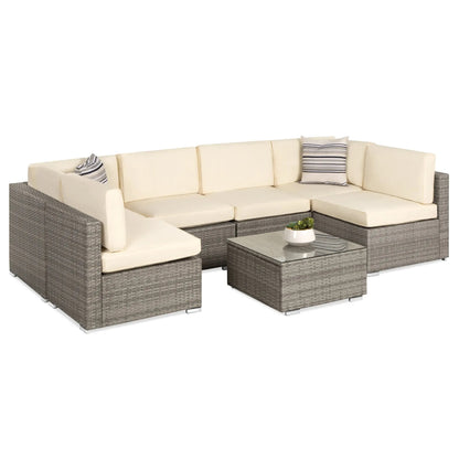 DSARD 7-Piece Modular Outdoor Conversation Furniture Set