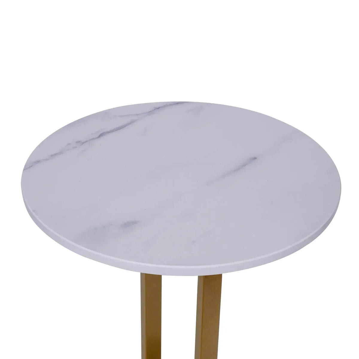 Chic Nordic-Inspired Slate Round Side Table for Modern Homes - DSARD - DSARD