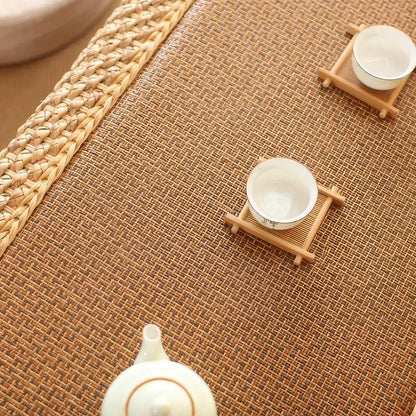 Modern Minimalist Rattan Coffee Table - Luxury Nordic Design for Elegant Living Spaces - DSARD