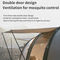 DSARD 3-4 Person Outdoor Tunnel Tent Waterproof Family Camping - DSARD
