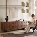 Scandinavian-Style Retro Wooden TV Stand - DSARD