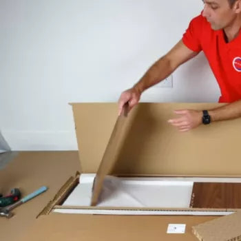 DSARD Modern Nordic Wooden TV Stand