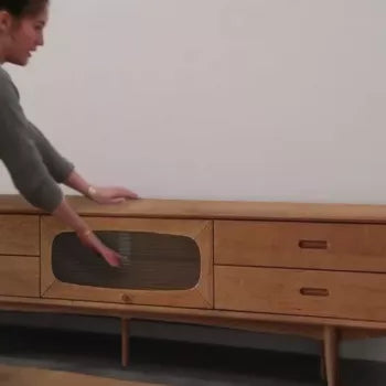 DSARD Modern Nordic Wooden TV Stand