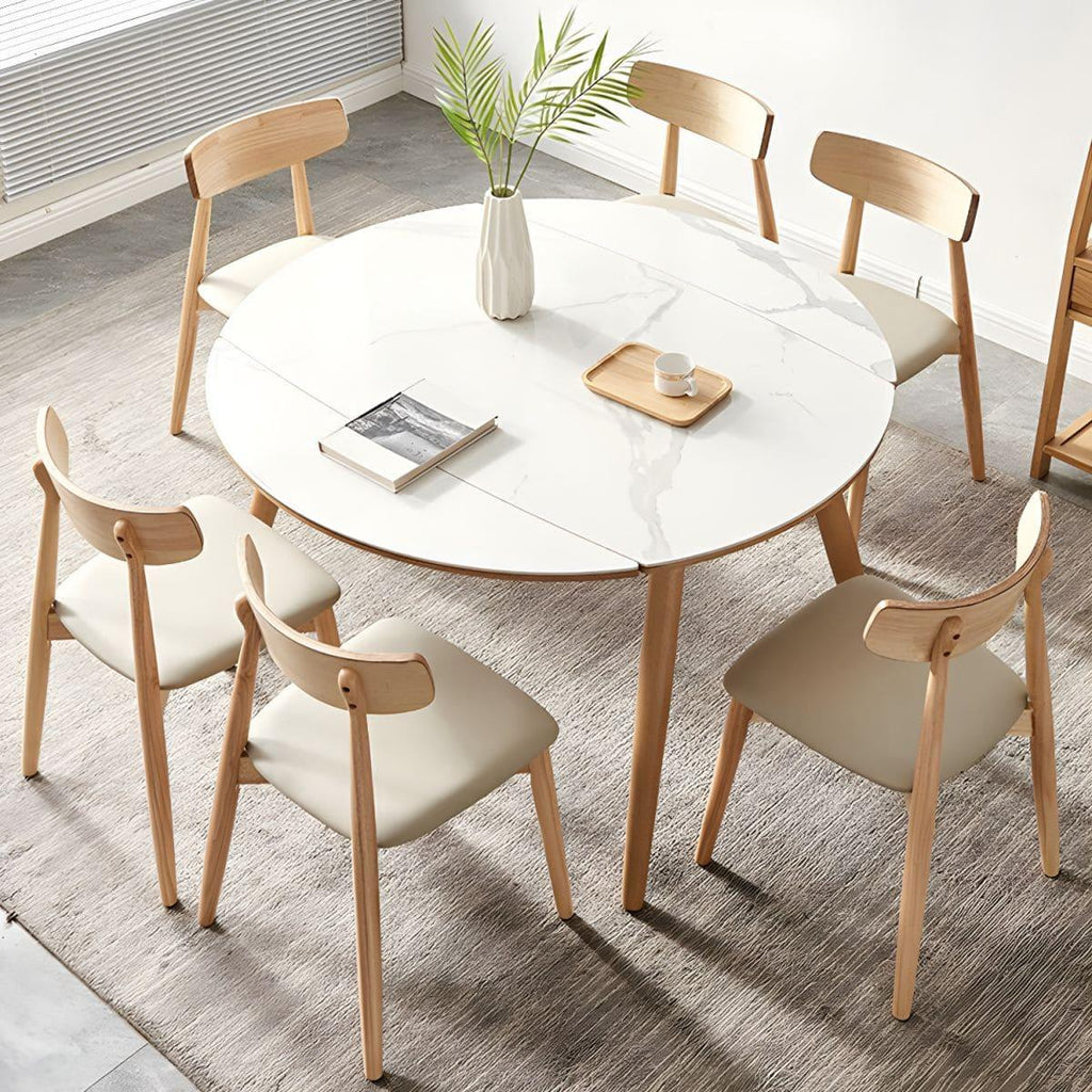 Expandable Nordic Dining Table for 6 – Modern Minimalist Home Furniture - DSARD - DSARD