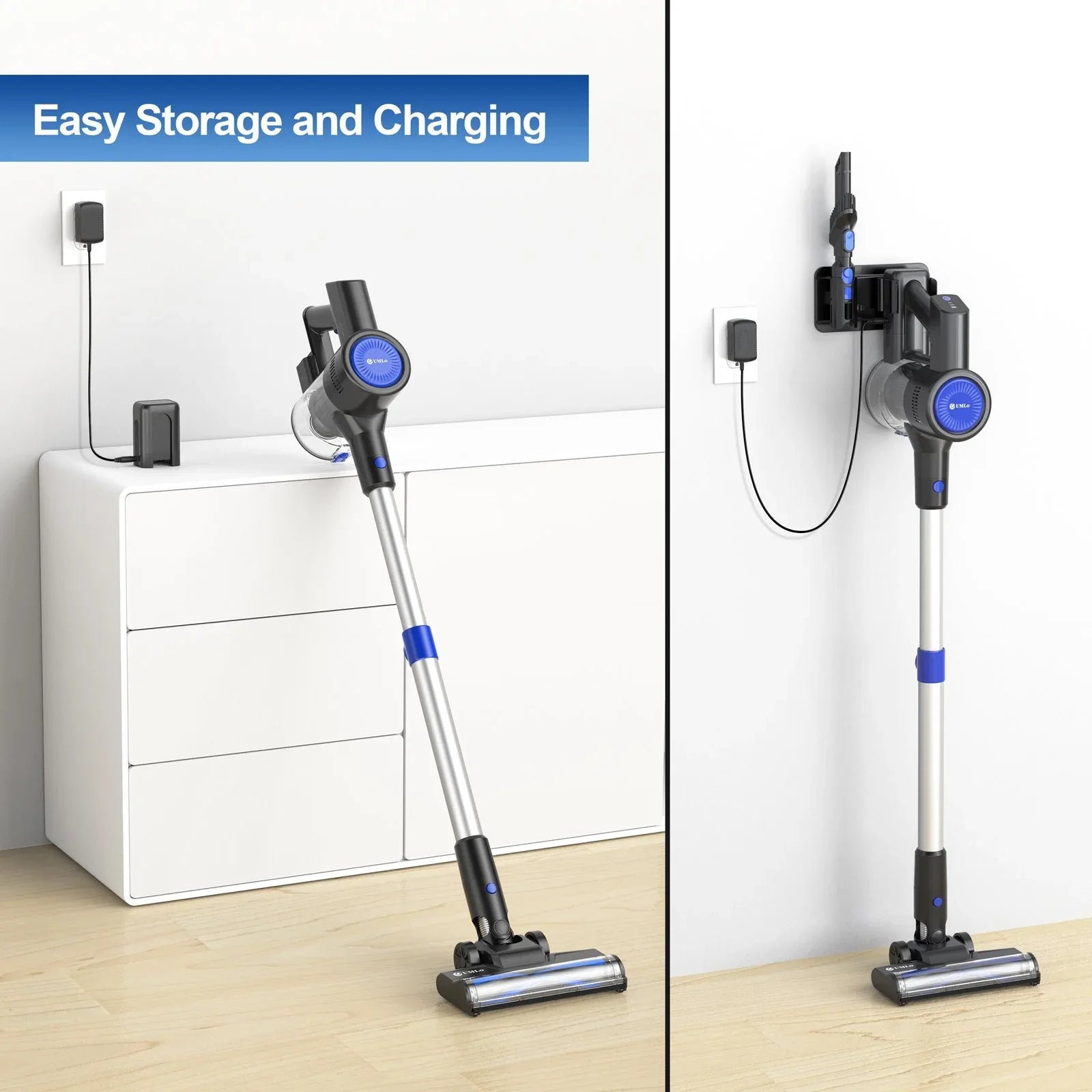 235W Cordless Vacuum Cleaner, 40Min Runtime, 6-in-1 Lightweight Bagless Hoover - DSARD