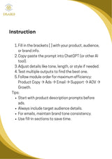 DSARD AI Prompts for Product Descriptions Shopify – ChatGPT Prompts for Ecommerce Store & Dropshipping thumbnail 3